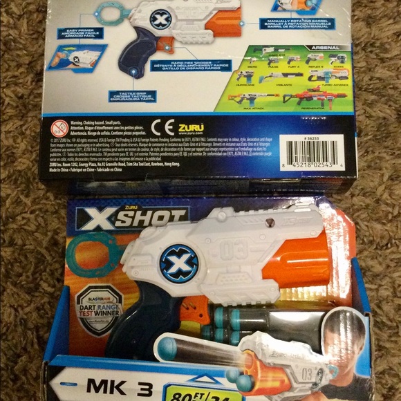 Lot Of 2- X Shot MK3 Includes 12 Foam Darts Each - Picture 2 of 3